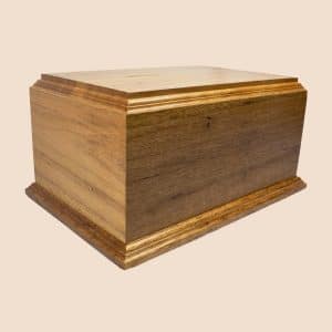 Handmade Australian timber cremation urn