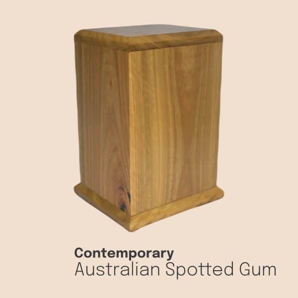 With a modern, vertical design and premium Australian timber the result is a unique cremation urn.