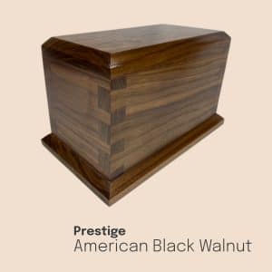 Handcrafted in Australia, Prestige features dovetailed to accentuate this beautiful timber urn.